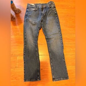 Marine Layer Classic Straight Blue Jeans